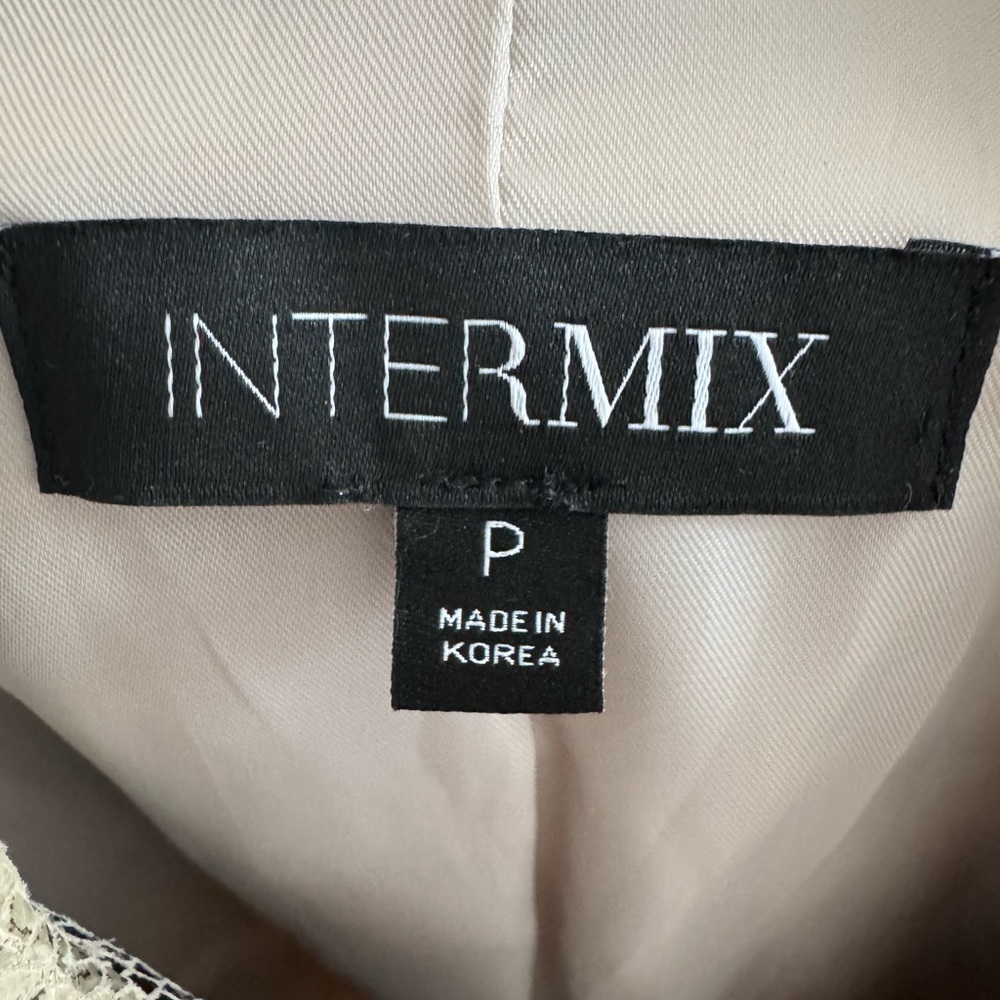 Intermix Sara Python-Embossed Leather Jacket Nwot… - image 4